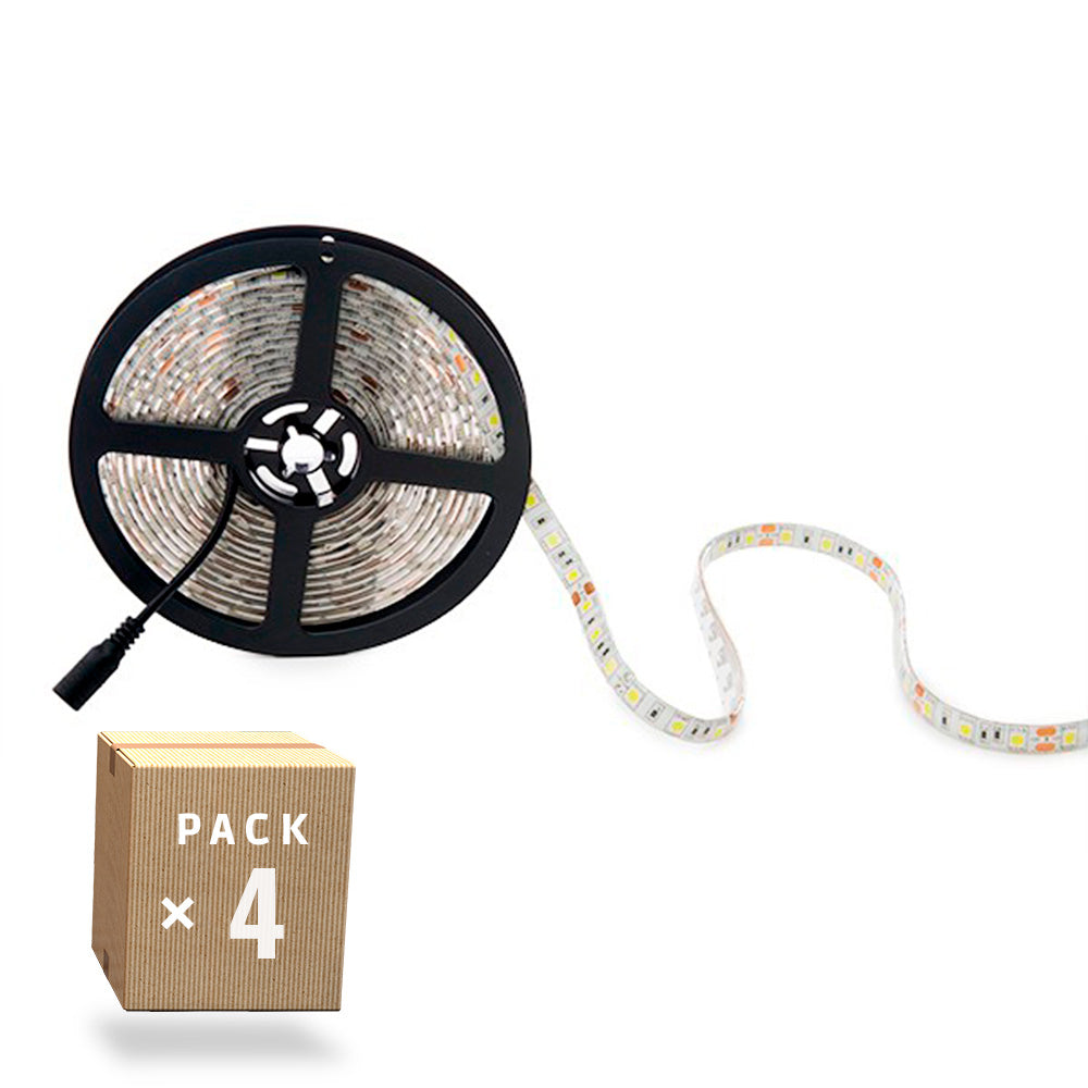 Pack 4 Tiras LED 72W 4200Lm 6000ºK 300