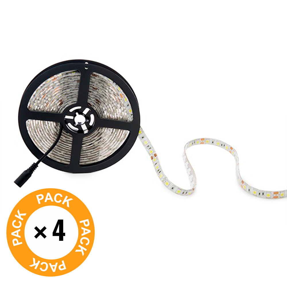 Pack 4 Tiras LED 72W 4200Lm 6000ºK 300