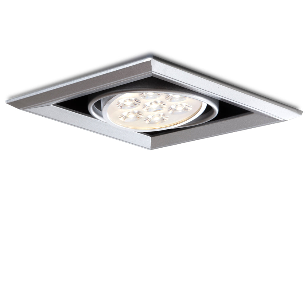 Foco Downlight LED Quadrado 7W 700Lm 40.000H