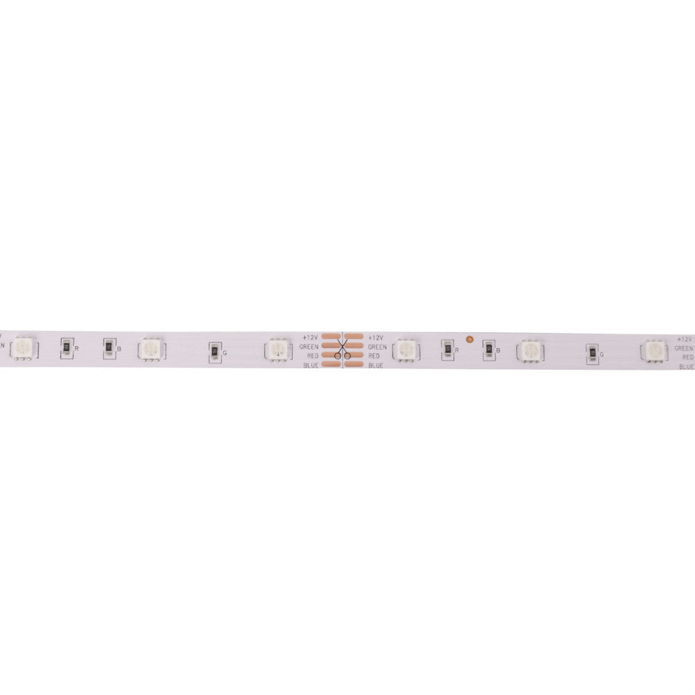 Faixa de 150 LEDs 36W 2.100Lm SMD5050 12VDC RGB IP33 x5M 40.000H-RGB