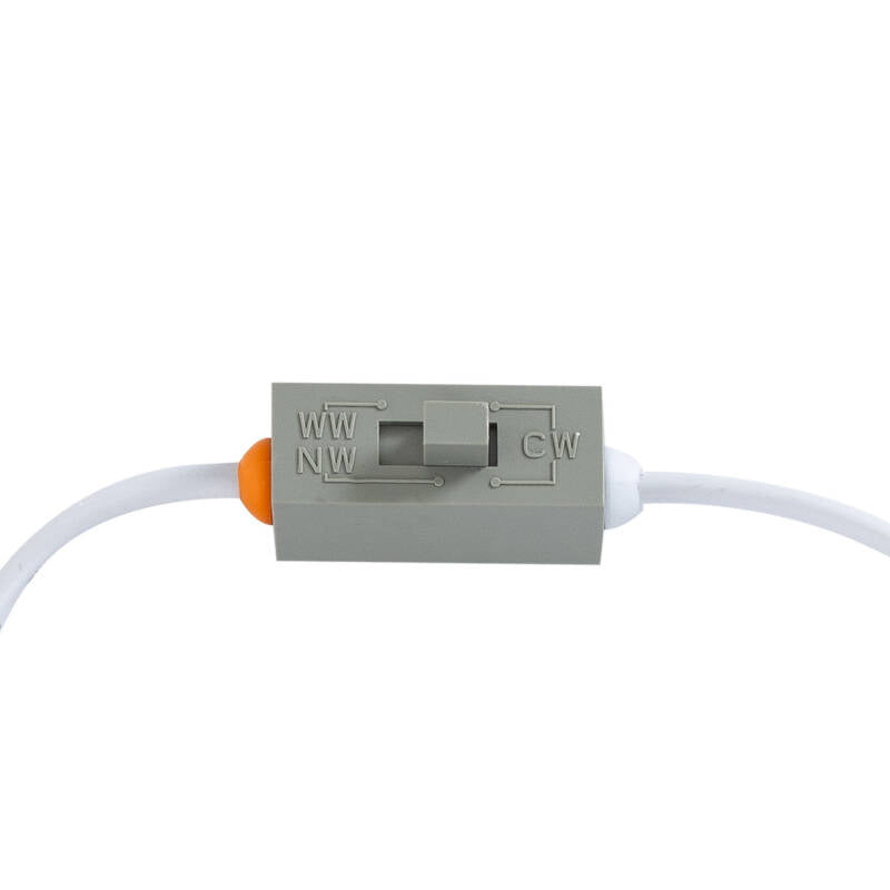 Placa LED 10W CCT Seleccionável Circular Slim Microprismático LIFUD (UGR17) Corte Ø 110 mm