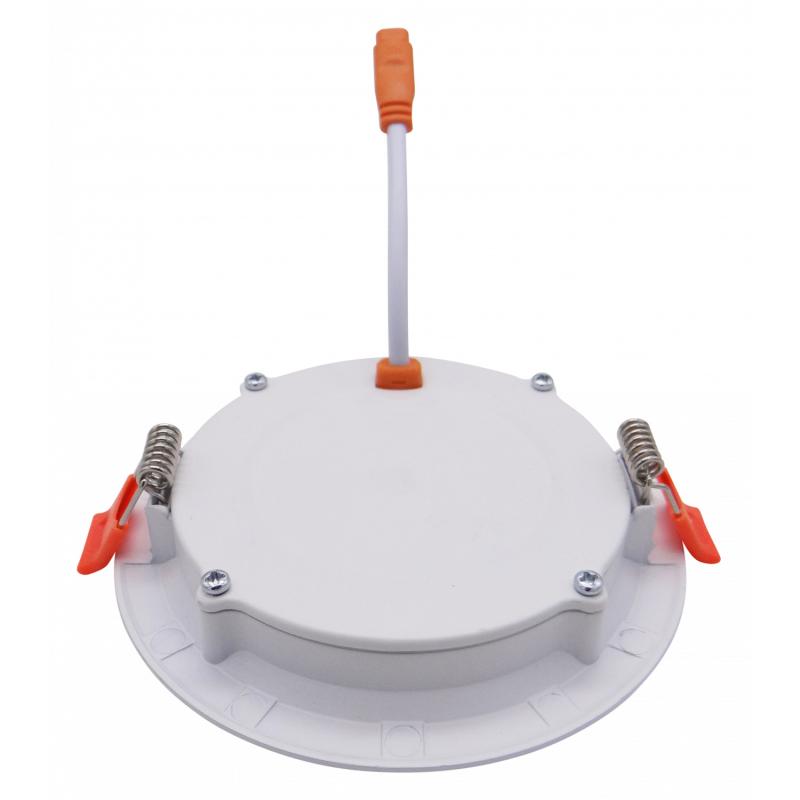 Placa LED 10W CCT Seleccionável Circular Slim Microprismático LIFUD (UGR17) Corte Ø 110 mm