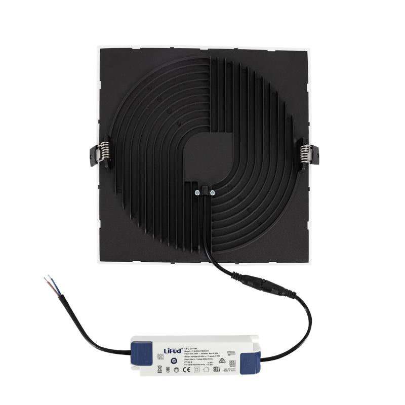 Placa LED 30W Quadrada High Lumen Corte Ø200 mm LIFUD