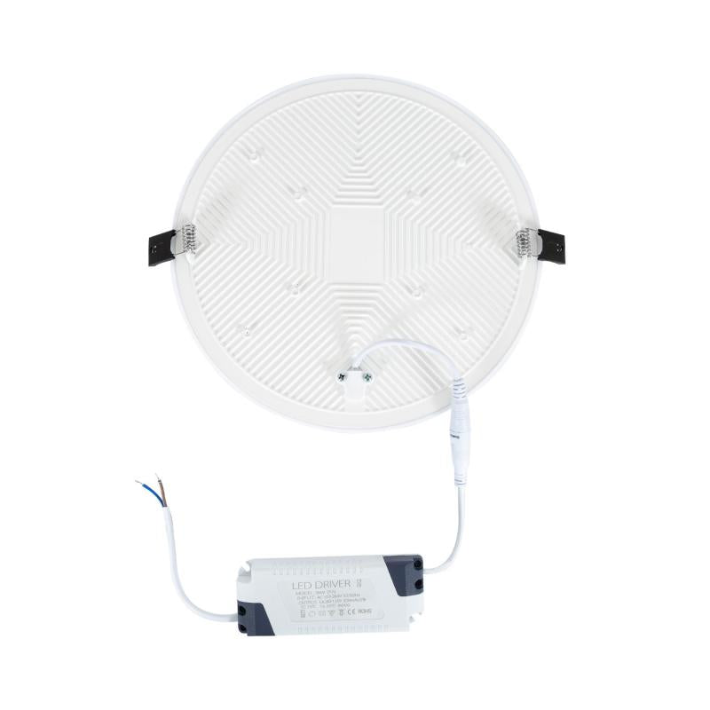 Placa LED 36W Circular Slim Surface Corte Ø200 mm IP54