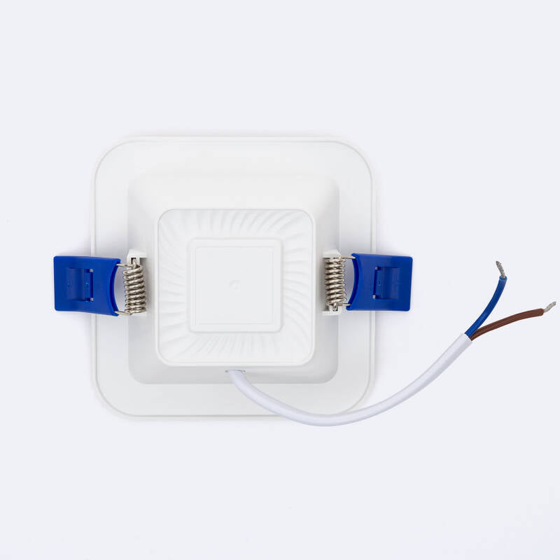 Placa LED 3W Quadrada SOLID Corte 80x80 mm