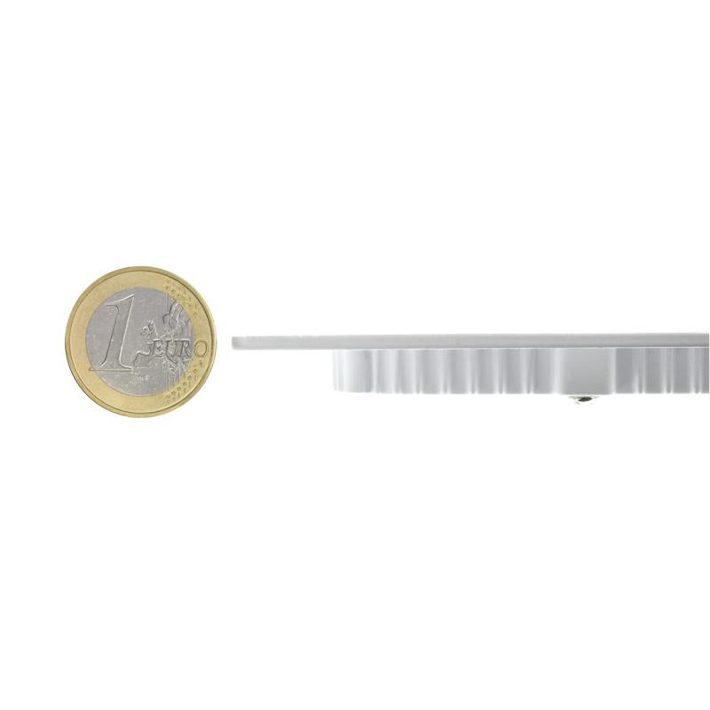 Placa LED 6W Quadrada SuperSlim Corte 105x105mm