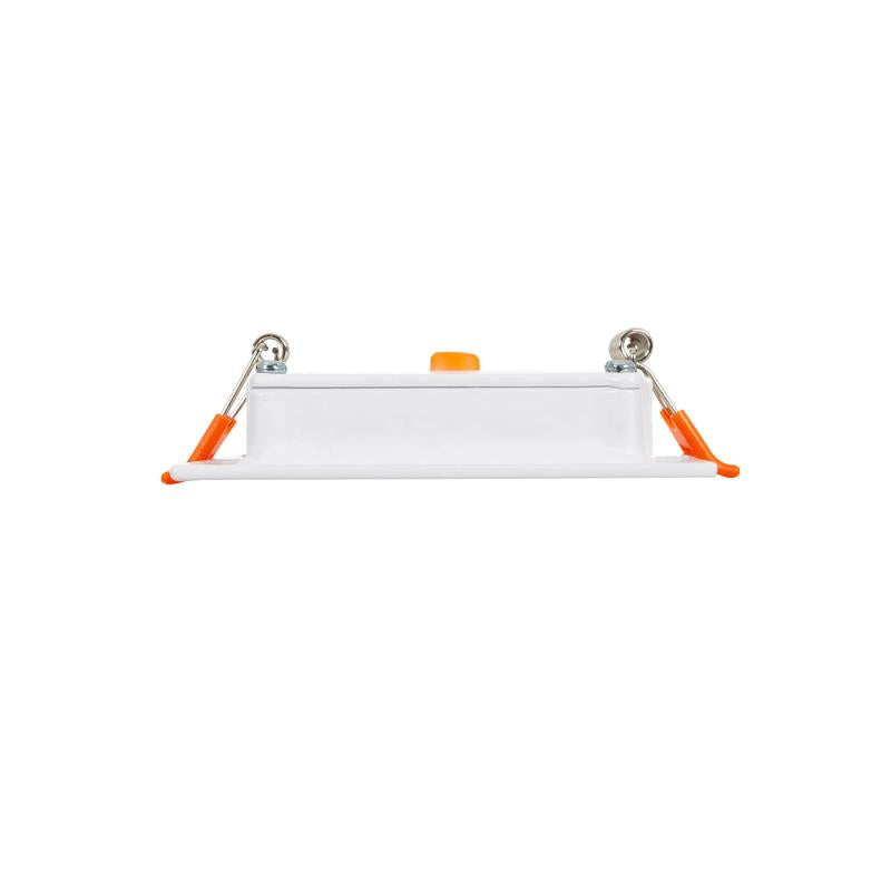 Placa LED 7W CCT Seleccionável Quadrada Slim Microprismática (UGR17 LIFUD) Corte 75x75 mm