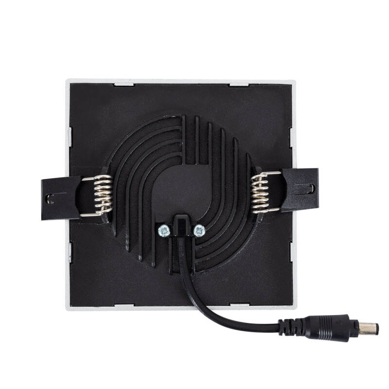 Placa LED 8W Cuadrada High Lumen Corte Ø75 mm LIFUD Silver