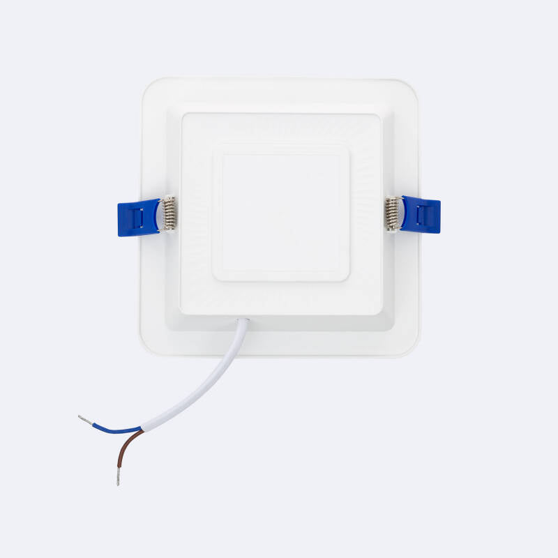 Placa LED 9W Quadrada SOLID Corte 135x135 mm