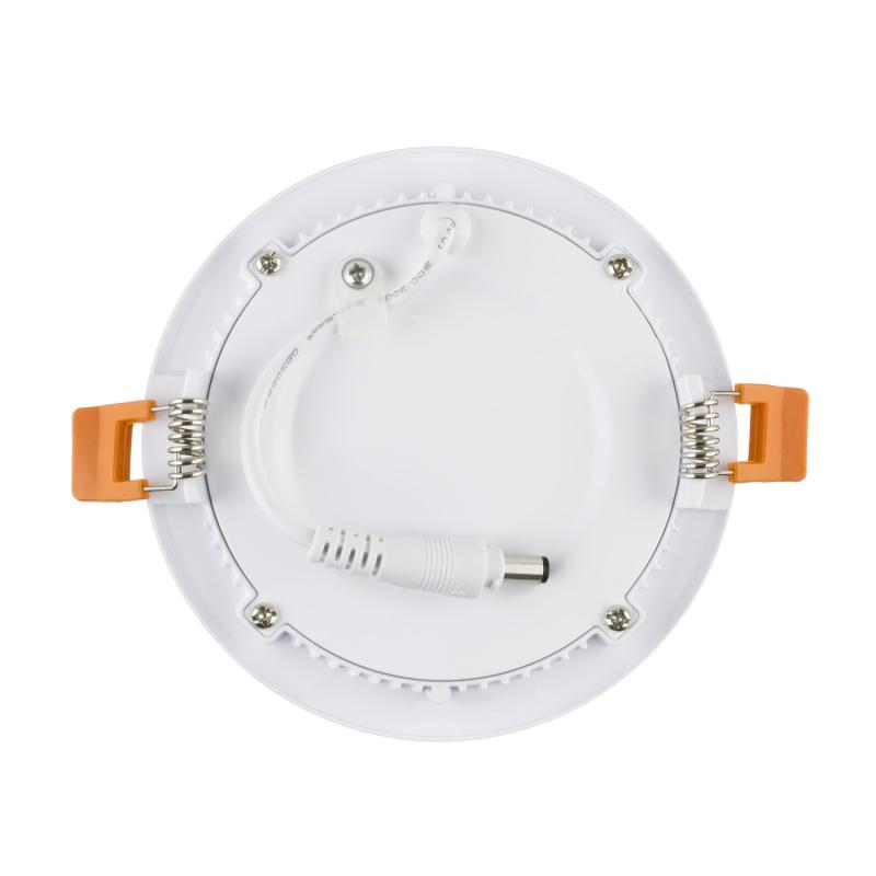 Placa LED Circular 6W SuperSlim Corte Ø 105 mm