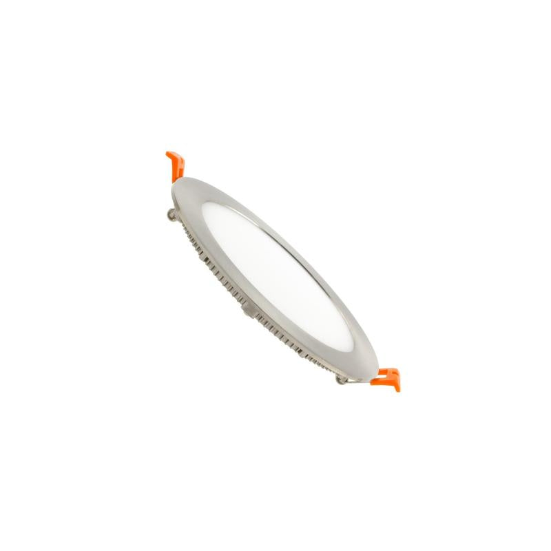 Placa LED Circular SuperSlim 12W Silver Corte Ø 155 mm