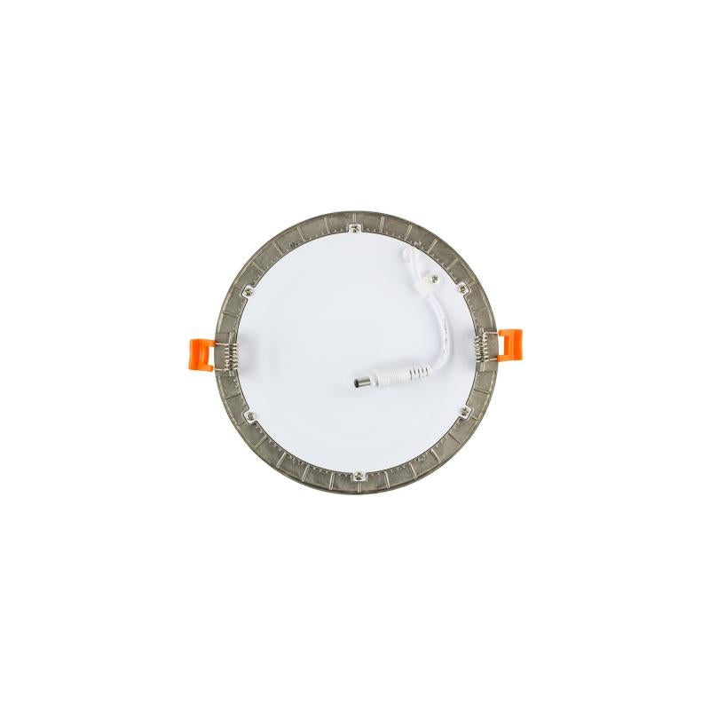 Placa LED Circular SuperSlim 12W Silver Corte Ø 155 mm