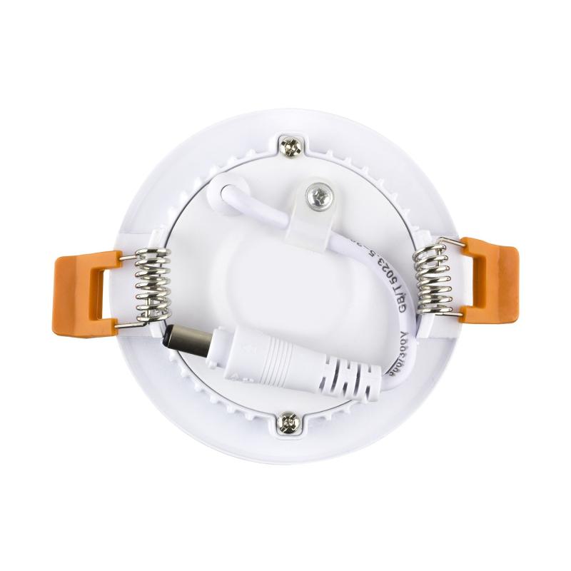 Placa LED Circular SuperSlim 3W Corte Ø 70 mm