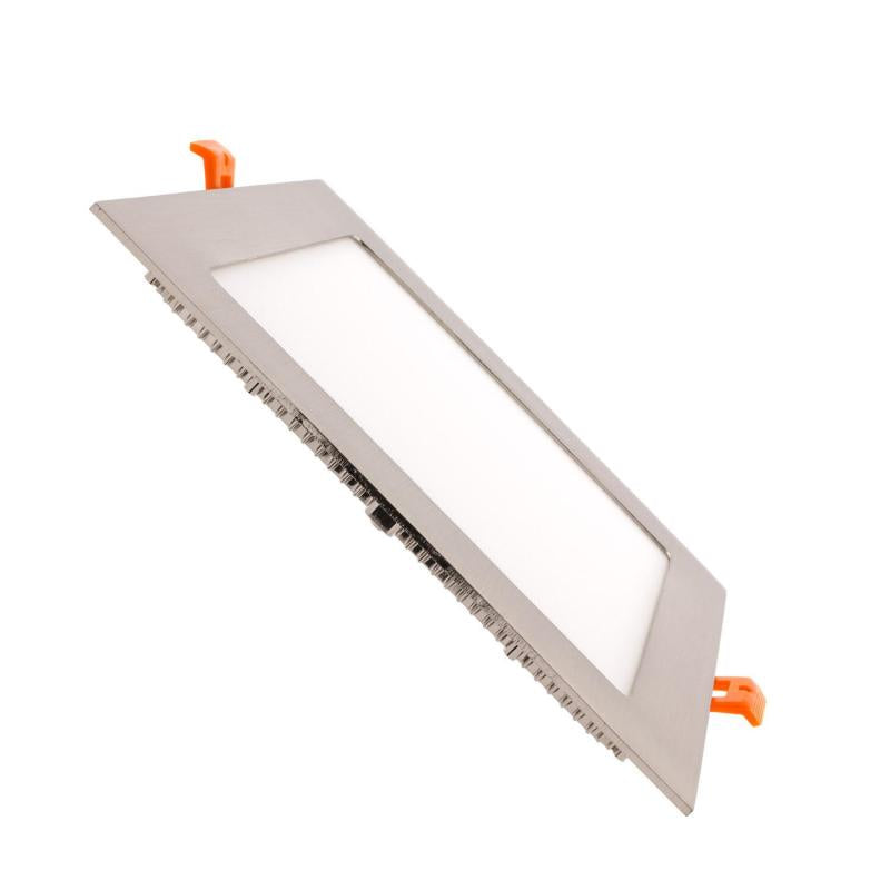 Placa LED Quadrada SuperSlim 18W LIFUD Silver de Corte 205x205 mm
