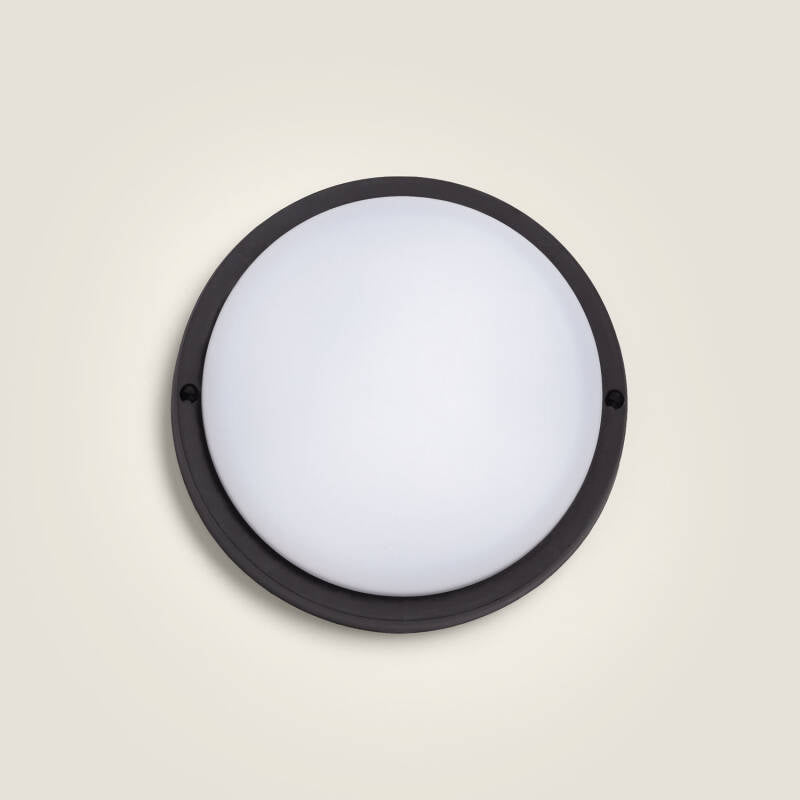Plafon 25W LED Circular para Exterior Ø175 mm IP65 Hublot Black
