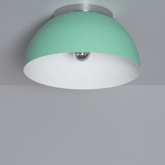 Plafon Circular Alumínio Ø305 mm Bosco Silver