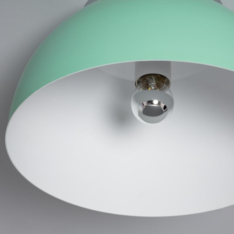 Plafon Circular Alumínio Ø305 mm Bosco Silver