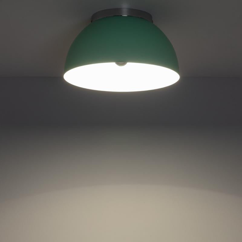 Plafon Circular Alumínio Ø305 mm Bosco Silver