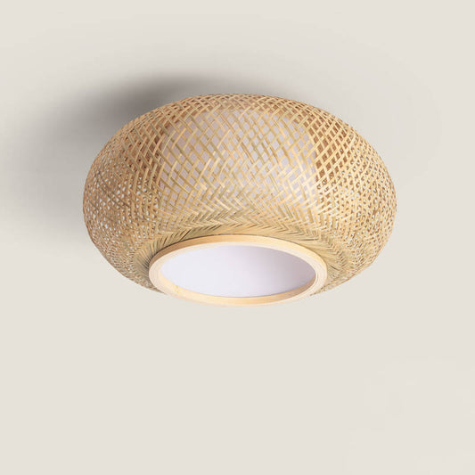 Plafon Circular Bambu Ø400 mm Denia