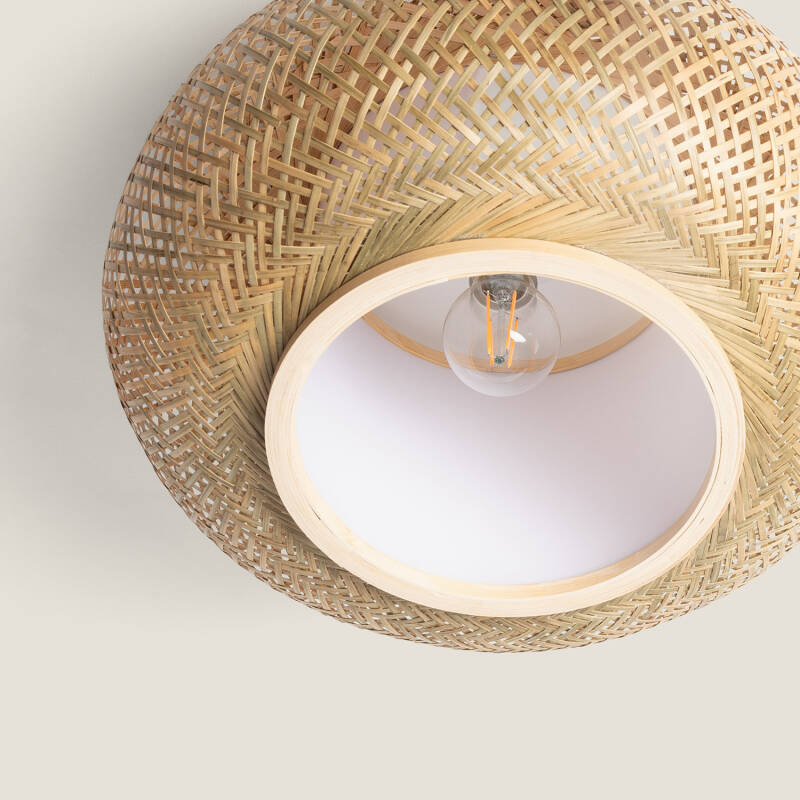 Plafon Circular Bambu Ø400 mm Denia