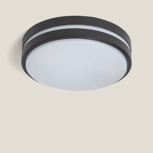 Plafon Circular Exterior Alumínio Ø285 mm Kadam