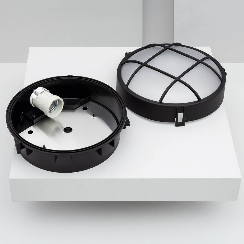 Plafon Circular para Exterior Ø220 mm Hublot Rejilla