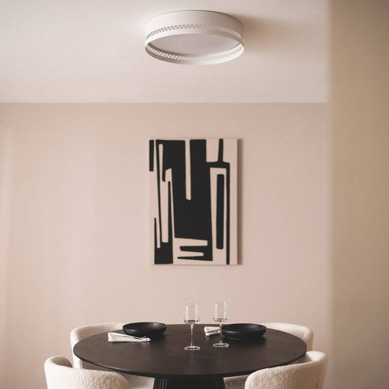 Plafón de Teto LED 40W em Aço Walital L