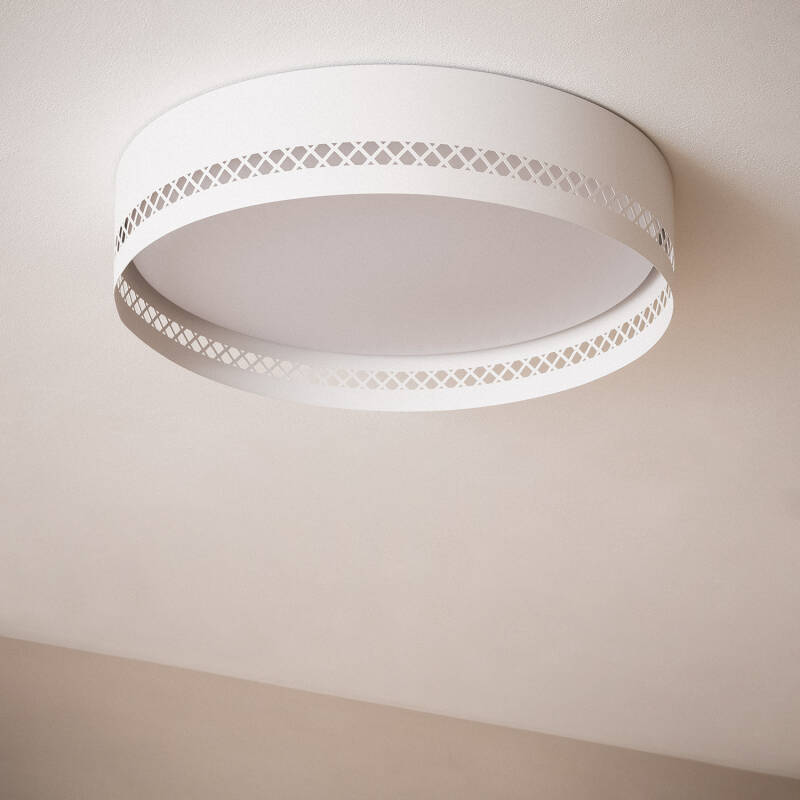 Plafón de Teto LED 40W em Aço Walital L