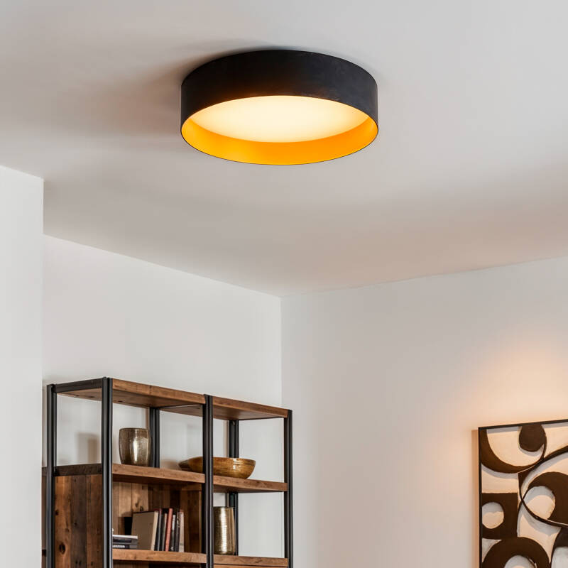 Plafón de Teto LED 40W em Aço Talagapa L Ø500 mm
