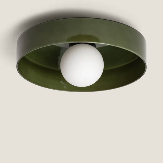 Plafón de Teto de Vidro Elva
