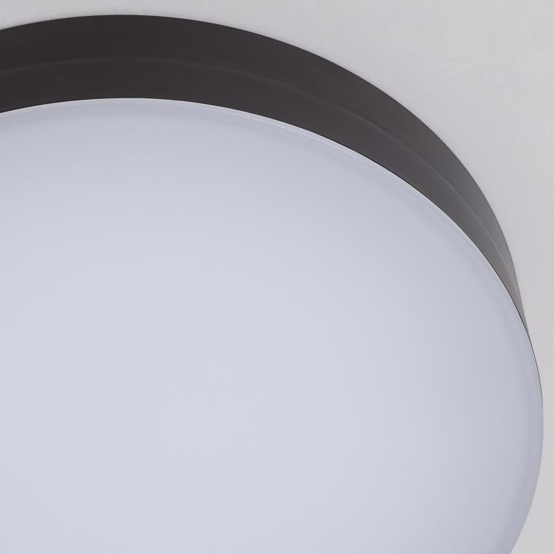 Plafón de Teto Exterior LED 21W Circular para Exterior Ø320 mm Juno IP65