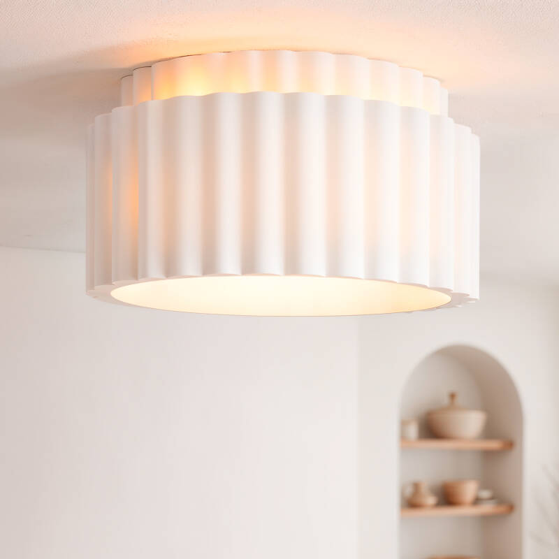Plafon de Teto Gesso Duplo Colum