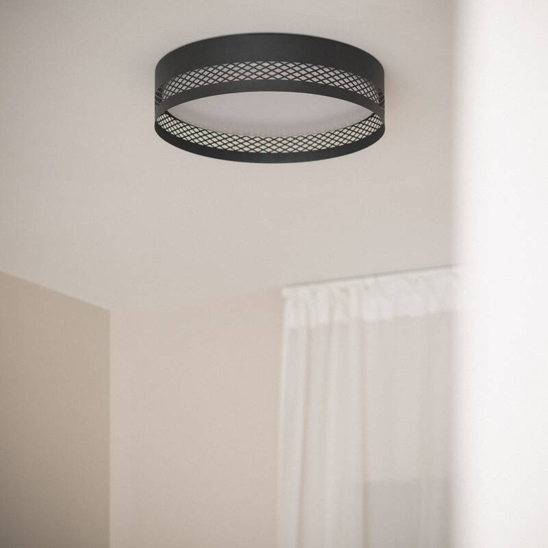 Plafón de Teto LED 30W em Aço Saska S