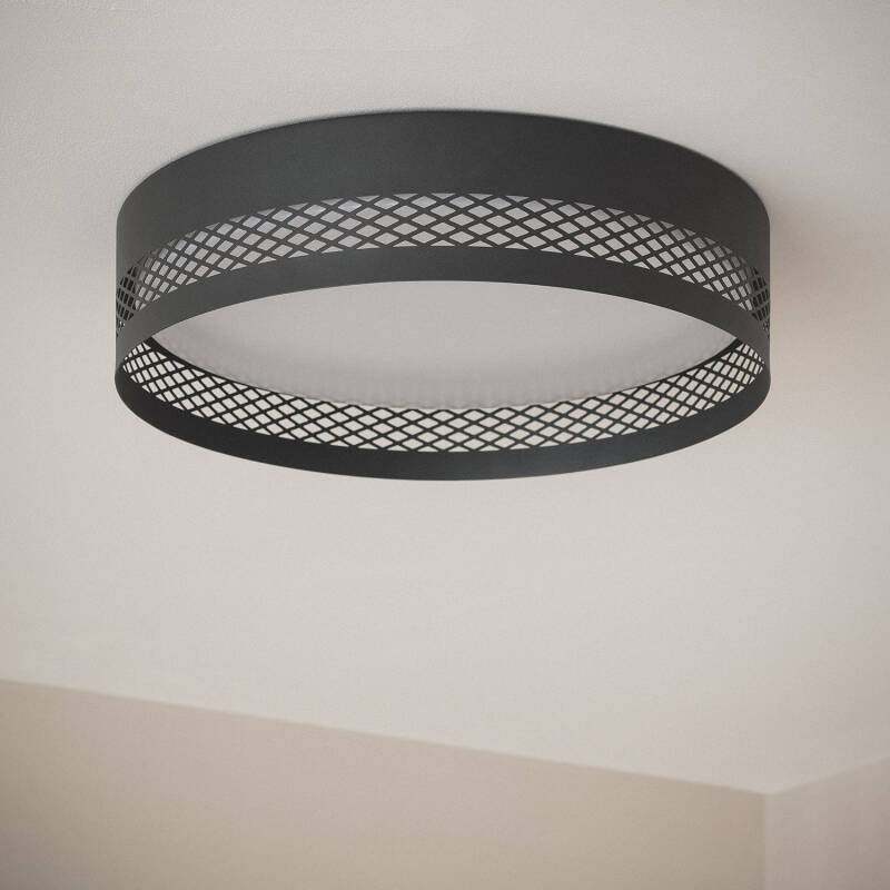 Plafón de Teto LED 30W em Aço Saska S