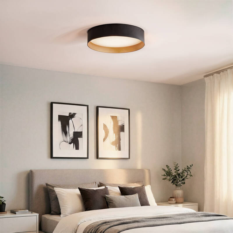 Plafón de Teto LED 30 W em Aço Talagapa S Ø400 mm