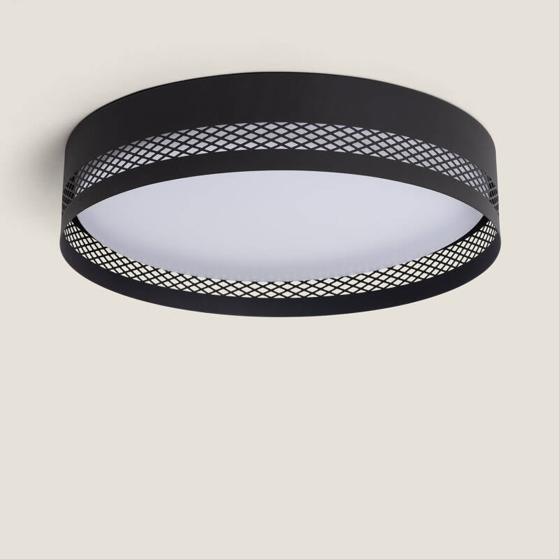 Plafón de Teto LED 40W em Aço Saska L