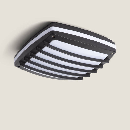 Plafón de Teto Quadrado Alumínio para Exterior 300x300 mm Domia