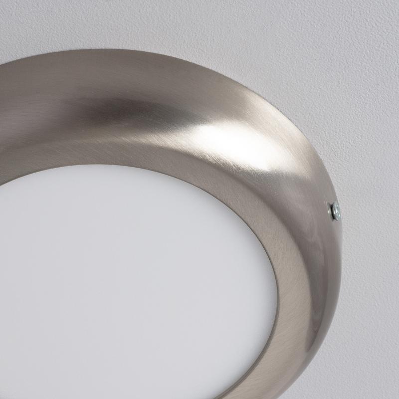 Plafon LED 12W Circular Metal Ø175 mm Design Silver