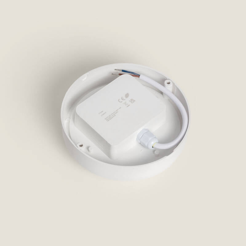 Plafon LED 15W Circular para Exterior Ø140 mm IP65 Hublot White
