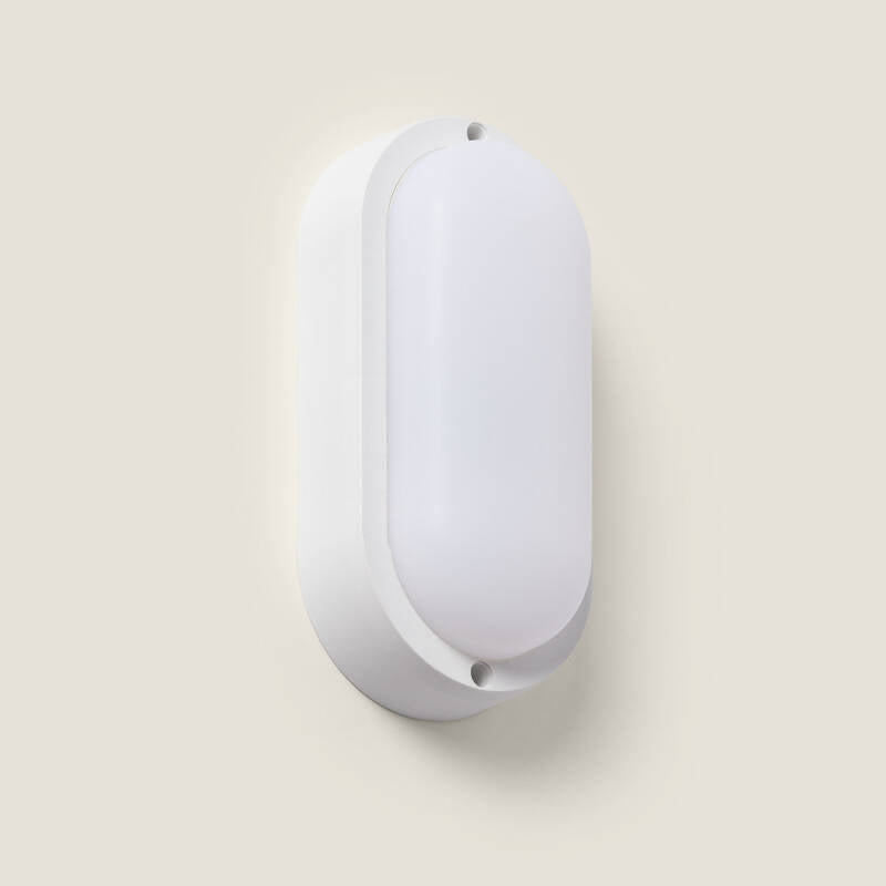 Plafon LED 15W Oval para Exterior 85x173 mm IP65 Hublot White