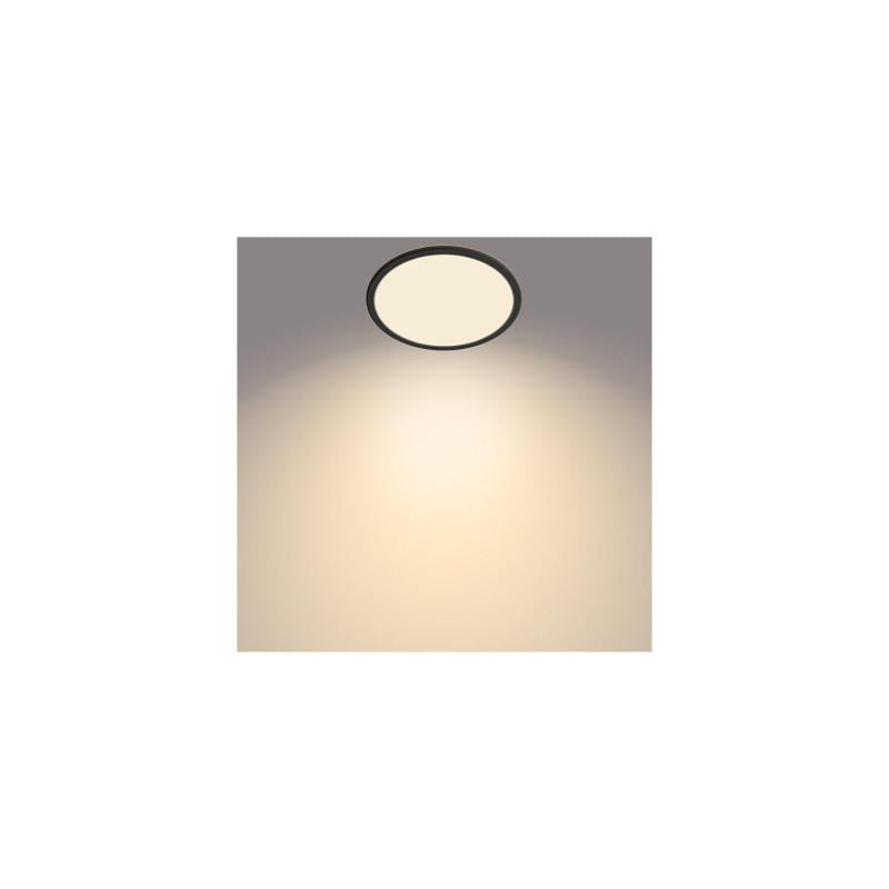 Plafon LED 15W PHILIPS CL550 SuperSlim IP44 Regulável 3 Níveis Preto