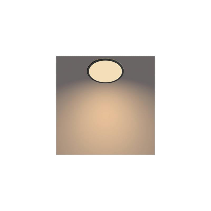 Plafon LED 15W PHILIPS CL550 SuperSlim IP44 Regulável 3 Níveis Preto