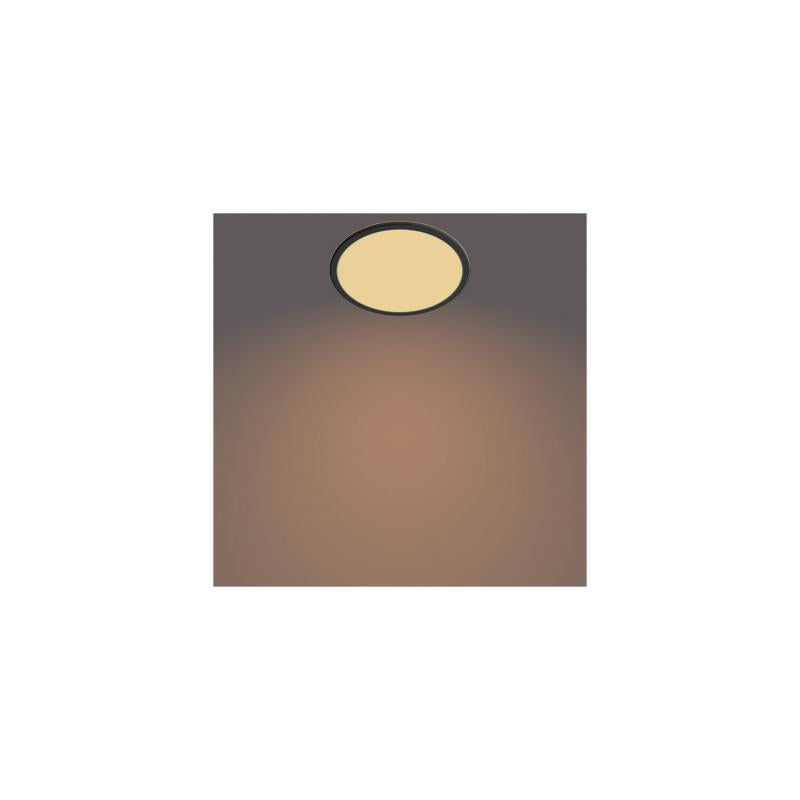 Plafon LED 15W PHILIPS CL550 SuperSlim IP44 Regulável 3 Níveis Preto