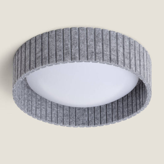 Plafon LED 18W Circular Fieltro Ø400 mm CCT Seleccionável Kaptyn