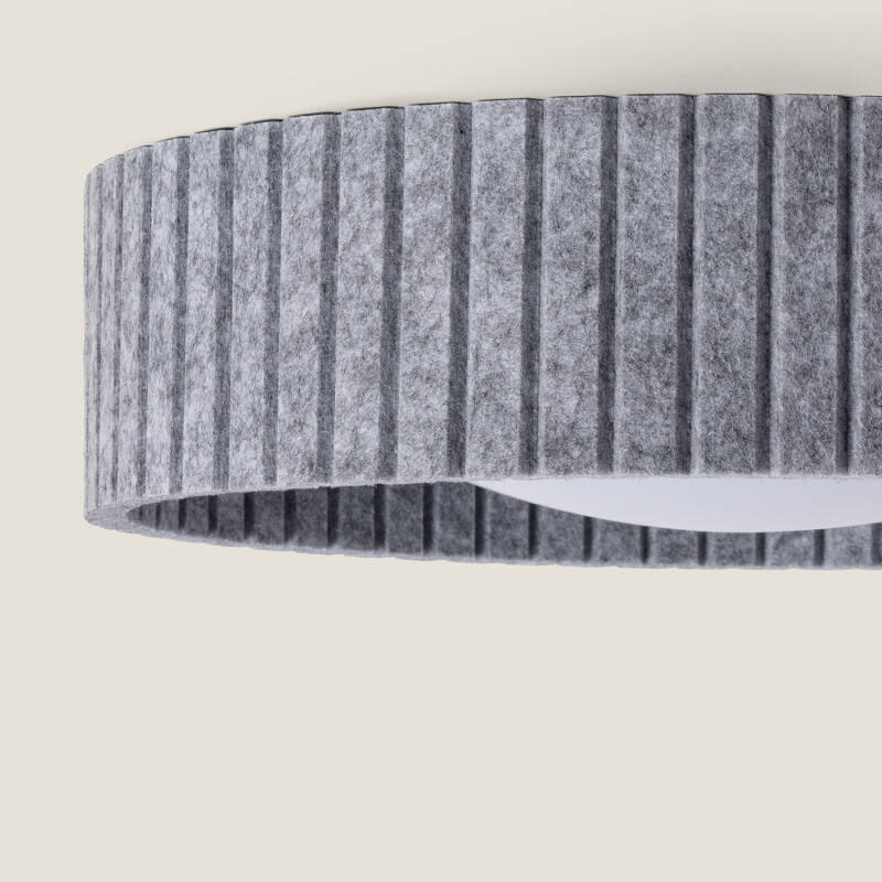 Plafon LED 18W Circular Fieltro Ø400 mm CCT Seleccionável Kaptyn