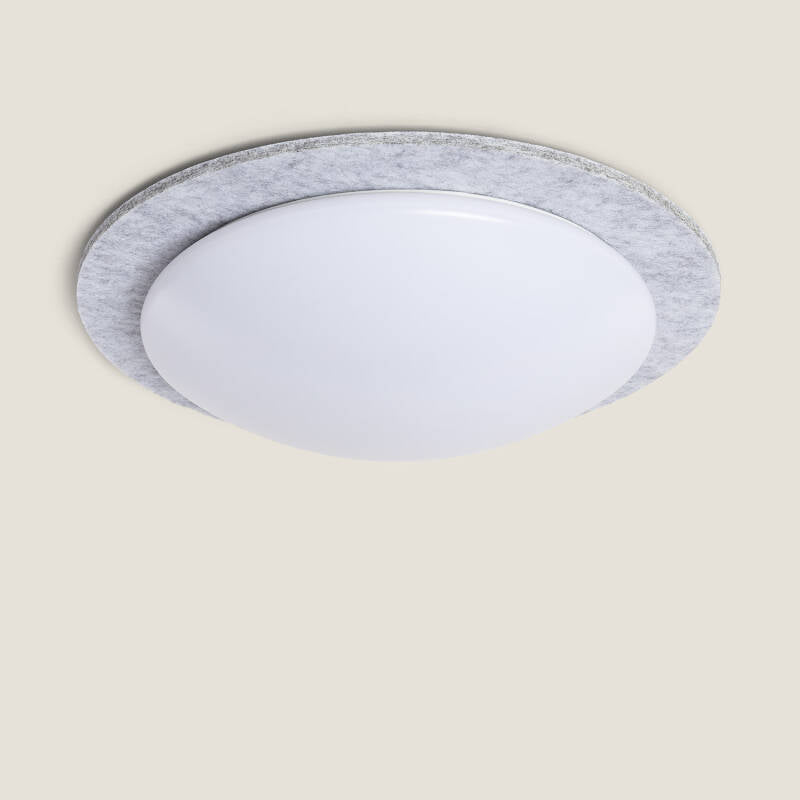 Plafon LED 18W Circular Feltro Ø460 mm CCT Seleccionável Lezhan