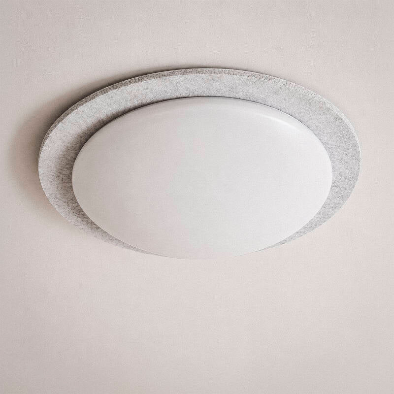 Plafon LED 18W Circular Feltro Ø460 mm CCT Seleccionável Lezhan