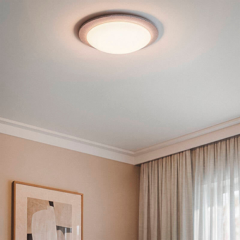 Plafon LED 18W Circular Feltro Ø460 mm CCT Seleccionável Lezhan
