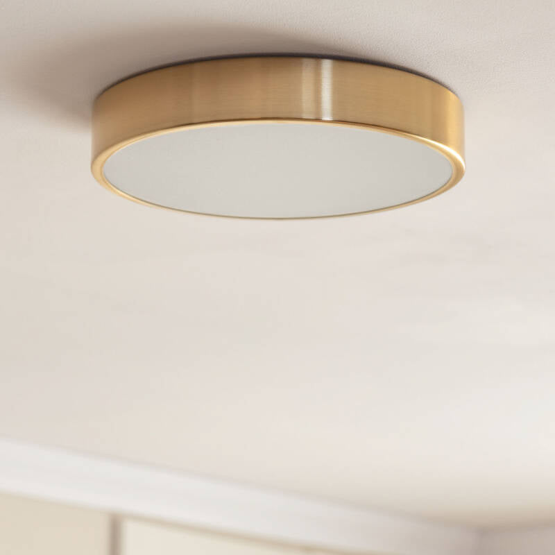 Plafón LED 18W Circular Metal Ø300mm CCT Seleccionável Haydn