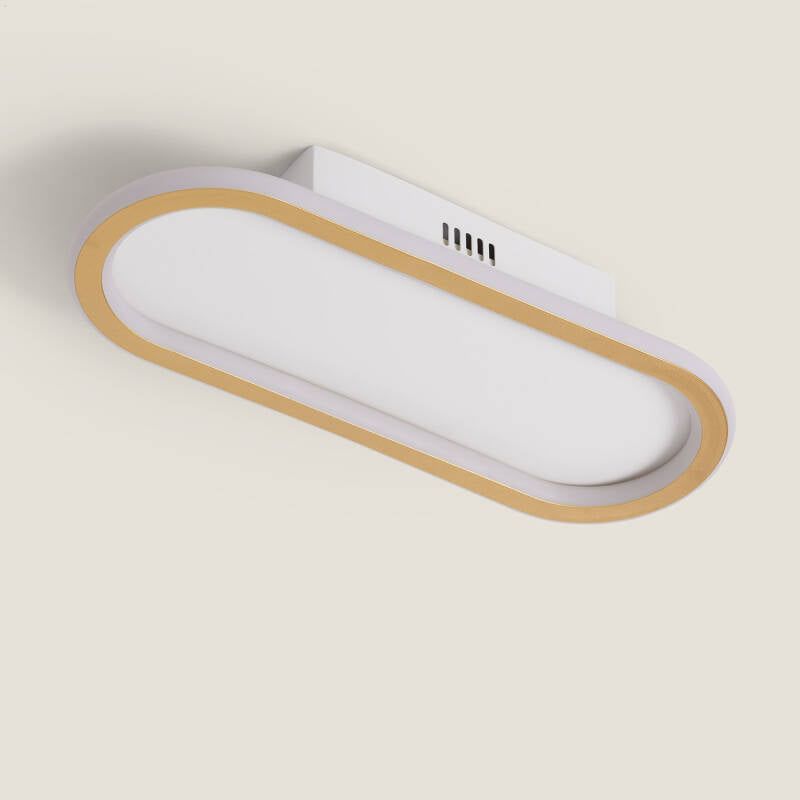 Plafon LED 20W Alumínio Gold Renoir